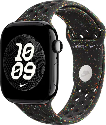 Zdjęcie produktu dla Apple MGC34ZM/A, Band, Smartwatch, Czarny, Apple, Apple Watch Models 44mm 45mm 46mm 49mm, Aluminium, Fluoroelastomer