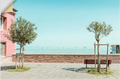 Produktbild von ARTland Wandbild, selbstklebend Fondamenta Giurati Größe: 120x80 cm