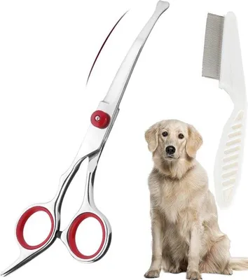 Productafbeelding van Ibenzoa® Professionele kamset voor honden en katten – gebogen roestvrijstalen kammen, ergonomische handgrepen, borstels en verzorgingsgereedschap voor alle soorten vacht