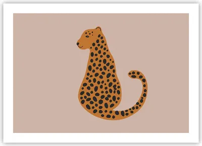 Produktbild von Poster - Poster ohne Rahmen - Panther Grafik Leopard - 70x50 cm - Wand Bild - Wanddeko - Wandbilder - Kunstposter - Wandposter - Bilder - Kunstdruck - Wanddekoration - Wandbild - P2XAA70x50-4893