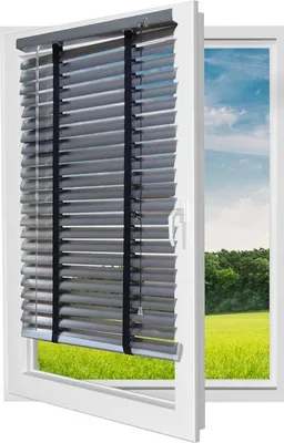 Produktbild von SCHÖNER WOHNEN Jalousie Seoul grau (80x180cm)