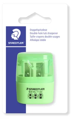 Produktbild von STAEDTLER 512 Doppelspitzdose Blisterkarte mit 1 Spitzdose