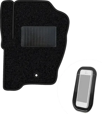 Produktbild von moto-MOLTICO Fahrer Fußmatte Auto Velours Fahrerseite Autoteppiche Schwarz Fahrermatte 1-teilig passend für Land Rover Discovery Sport 2014-2018