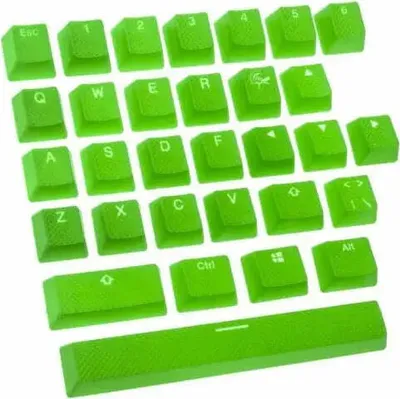 Zdjęcie produktu dla Zestaw 31 nasadek klawiszowych Ducky Green z gumowym podwietleniem i podwjnym ukadem klawiszy US