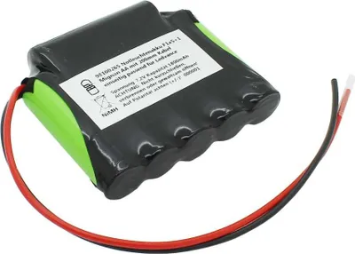 Produktbild von Notleuchtenakku NiMH 7,2V 1800mAh F1x5+1 Mignon AA mit 200mm Kabel einseitig passend für Ledvance