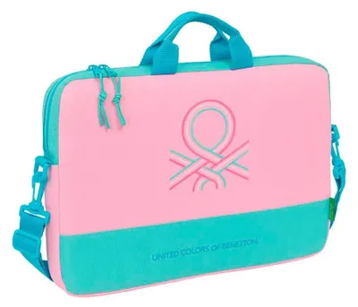 Zdjęcie produktu dla Safta Benetton 15,6'' 4 l 40x27x4 cm Torba na laptopa Różowa Dla dzieci Różowa Jeden rozmiar