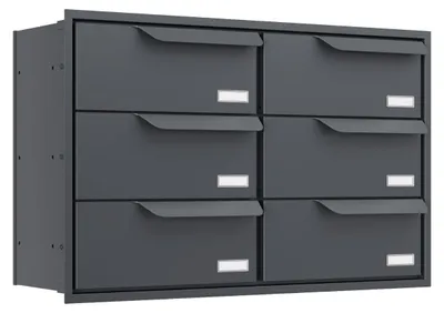 Produktbild von Einbaubriefkasten Eindhoven for Six in Anthrazit