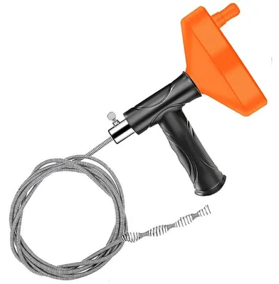Produktbild von Abflussreinigungsspirale B0HCYZPND8, 10 m, schwarz/orange