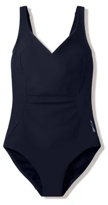 Produktbild von SPEEDO Shirred Damen Badeanzug mit Raffung Schwarz Schwarz 44