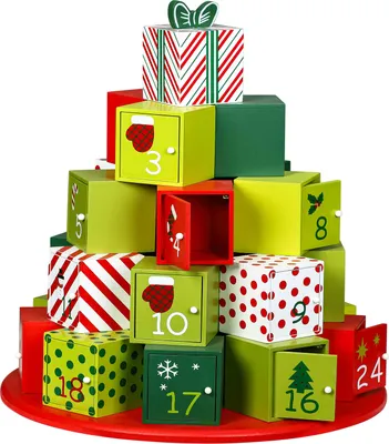 Produktbild von SPIELWERK Wiederverwendbarer Adventskalender Geschenkeberg XL Zum Befüllen