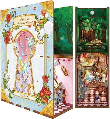 Produktbild von Buch-Ecke Miniaturhaus - Alice im Wunderland - Tonecheer