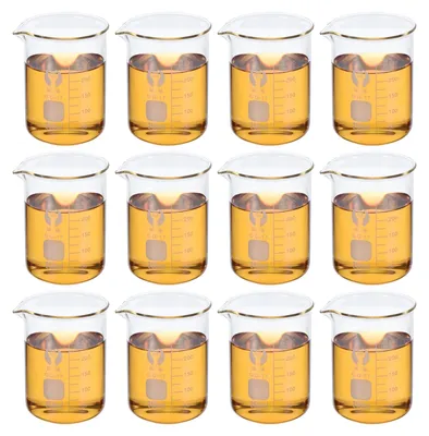 12er-Set 250 ml Borosilikatglas-Messbecher mit Skala