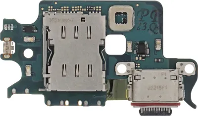 Obrázek produktu pro Clappio, USB-C nabíjecí port se slotem pro SIM kartu pro Galaxy S22, zelený