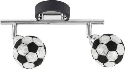 Produktbild von Kinderzimmerlampe Junge, 2 flammig, im Fussball-Design