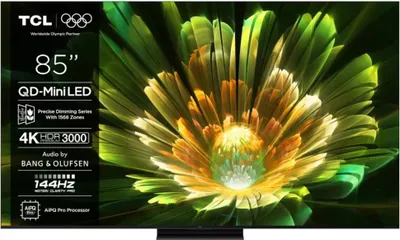 Obrázok produktu pre TCL Q7 85Q7C, 2,16 m (85"), 3840 x 2160 px, QD-Mini LED, Smart TV, Wi-Fi, Kovová