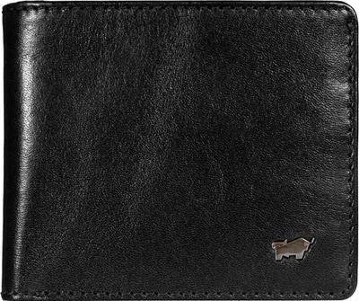 Immagine prodotto di Portafoglio COUNTRY RFID, portafoglio in pelle nera da uomo, con 4 scomparti per carte di credito e 3 scomparti aggiuntivi
