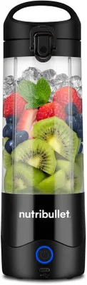 Zdjęcie produktu dla NutriBullet V09387, Przenośny mikser, 0,475 l, Funkcja pulse, Rozgniatacz do lodu, 0,4237 m, Czarny