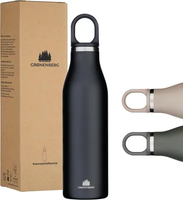 Immagine prodotto di Borraccia in acciaio inossidabile da 500 ml, resistente e ideale per l'uso quotidiano, thermos