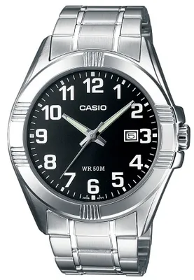 Produktbild von Casio Herrenuhr MTP-1308D-1BVEF silber schwarz
