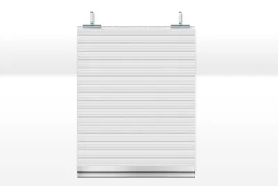 Produktbild von Schellenberg Rolladenpanzer-Set PVC Maxi, inkl. Rolladen-Aufhängefedern, Kunststoff Winkelendleiste, 100 x 120 cm, weiß, 20092