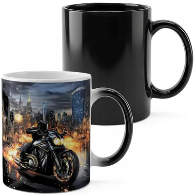 Zdjęcie produktu dla Kubek Magiczny 330Ml Druk - Motor Motocykl
