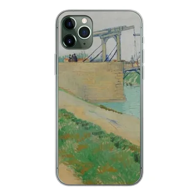 Produktbild von MuchoWow® Handyhülle Schutzhülle Hülle für iPhone 11 Pro Max Die Brücke von Langlois - Vincent van Gogh Silikon Softcase Handy Hülle - Schutz
