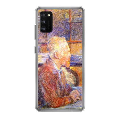 Produktbild von MuchoWow® Handyhülle Schutzhülle Hülle für Samsung Galaxy A41 Porträt von Henri de Toulouse-Lautrec - Vincent van Gogh Silikon Softcase Handy Hülle - Mobiltelefon