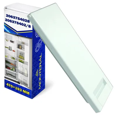 Gefrierschranktür 470 x 193 mm, Originalcode 2063754028