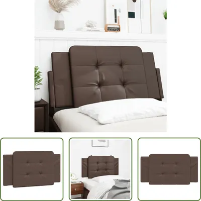 Produktbild von The Living Store Kopfteil-Kissen Braun 100 cm Kunstleder