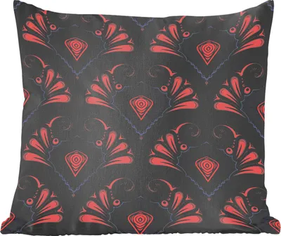 Produktbild von MuchoWow® Zierkissen Sofakissen Wohnzimmer Dekokissen 40x40 cm Muster - Abstrakt - Grün - Jahre 20s - Foto Kissen - Schlafzimmer Dekoration
