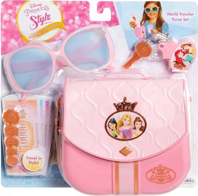 Produktbild von Disney Princess Geldbörsen-Set mit Reisezubehör für Kinder