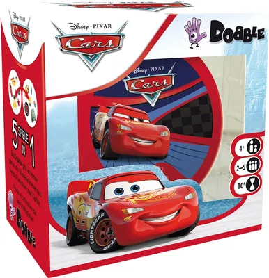 Obrázek produktu pro Asmodee Dobble Cars, Děti a dospělí, Jakékoliv pohlaví, Dobble Cars, 30 kusů, Červená, 130 mm