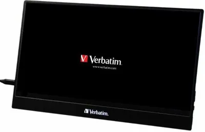 Zdjęcie produktu dla Verbatim 49590, 35,6 cm (14"), 1920 x 1080 px, Full HD, LCD, 6 ms, Czarny