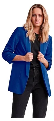 Produktbild von PIECES Damen Pcboss Noos 3/4 Blazer, Mazarine Blue,S