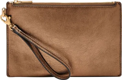 Produktbild von FOSSIL Handgelenktasche Utensilientasche Gift Wristlet Bronze