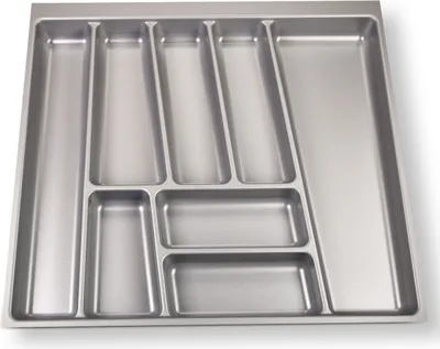 Produktbild von ORGA-BOX II Besteckeinsatz grau 462 x 505 mm für 60 cm Schrankbreite in Nobilia-Küchen