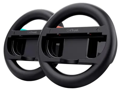 Obrázek produktu pro Trust GXT 1257, Nintendo Switch 2, Závodní volant, Černá, 2 kusů, 145 mm, 145 mm