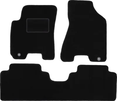 Image de Tapis en velours noir pour : Hyundai Tucson I SUV (2004-2010)