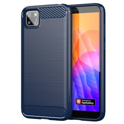 Produktbild von Carbon Shield TPU Hülle für Huawei Y5P - Blau KP9451