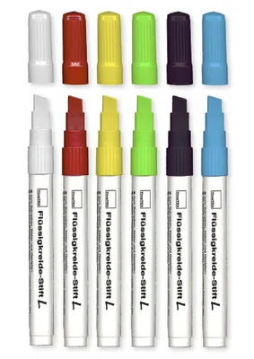 Produktbild von TimeTEX Flüssigkreide-Stift L Set 6-tlg.
