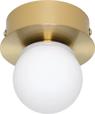 Produktbild von EGLO LED Deckenleuchte Mosiano, kleine Badezimmer Deckenlampe in Kugelform, Badlampe Decke, Deckenbeleuchtung warmweiß, IP44, ∅ 11 cm