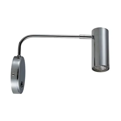 Zdjęcie produktu dla Kinkiet TUBO WL chromowany-srebrny 1xGU10x50W metal wym:24,6x10x37cm IP20 Zuma Line
