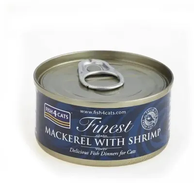 Zdjęcie produktu dla FISH4CATS Makrela z krewetkami - mokra karma dla kotów - 70g
