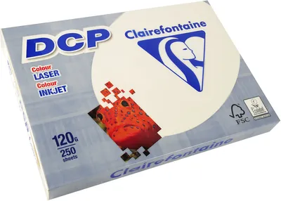 Image de Papier copie DCP, DIN A4, 120 g/m², pour impression en quadrichromie, satiné, ivoire, paquet de 250 feuilles