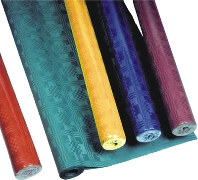 Produktbild von Papiertischtuch mit Damastprägung 8 m x 1,2 m farbig sortiert