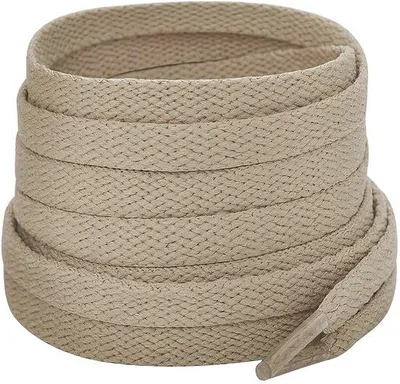 Immagine prodotto di Kicks Don, lacci piatti, lunghezza 90 cm, beige/khaki, spessore 8 mm