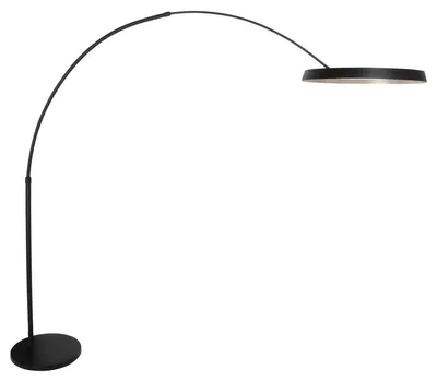 Produktbild von Steinhauer - stehlampe - Ringlux - schwarz - metall - bogenlampe - LED - 4742ZW