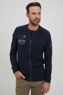 Produktbild von FQ1924 FQErland Herren Strickjacke Cardigan Grobstrick