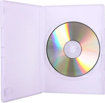 Produktbild von DVD-Hüllen Amaray 15 mm weiß - 50 Stück