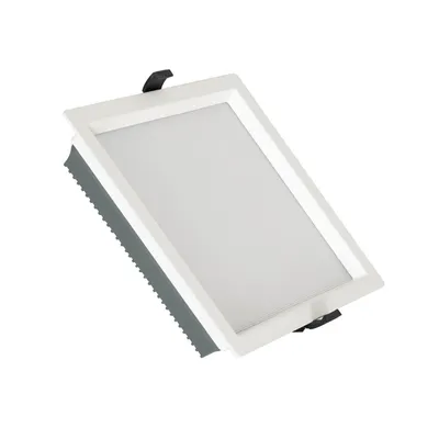 Produktbild von LED Downlight Einbaustrahler 40W Eckig  Aero 130lm/W Mikroprismatisch  Ausschnitt 210x210mm 4000K Neutralweiß